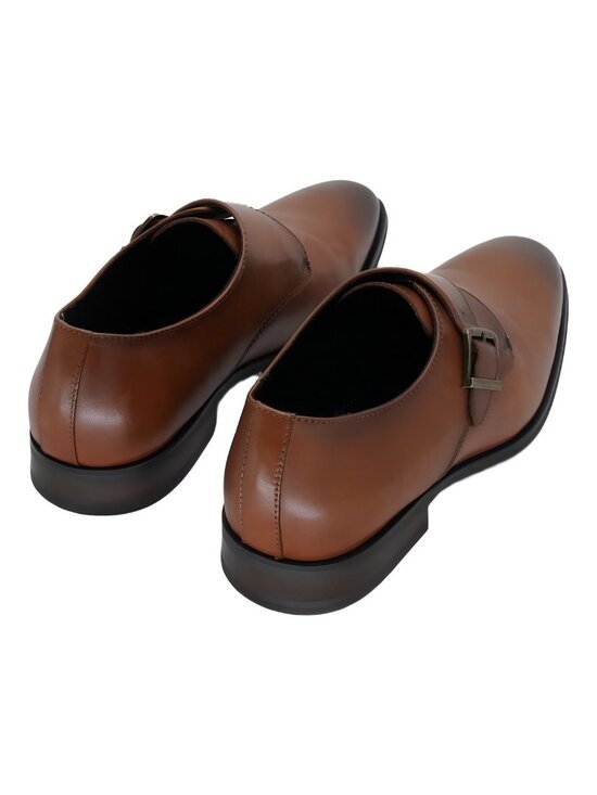Alfani Men\'s Jerrie Round Toe Dress Shoe Dark Tan Brown Size 9M main image 4